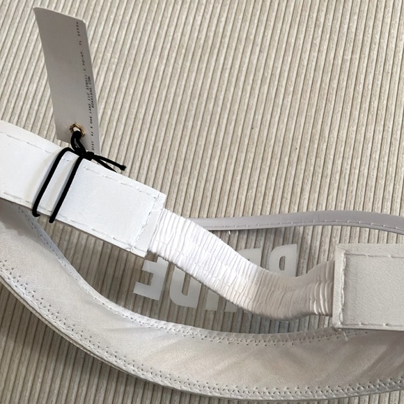 NWT 8 Oak Lane White & Clear “Bride” Visor - Picture 5 of 7